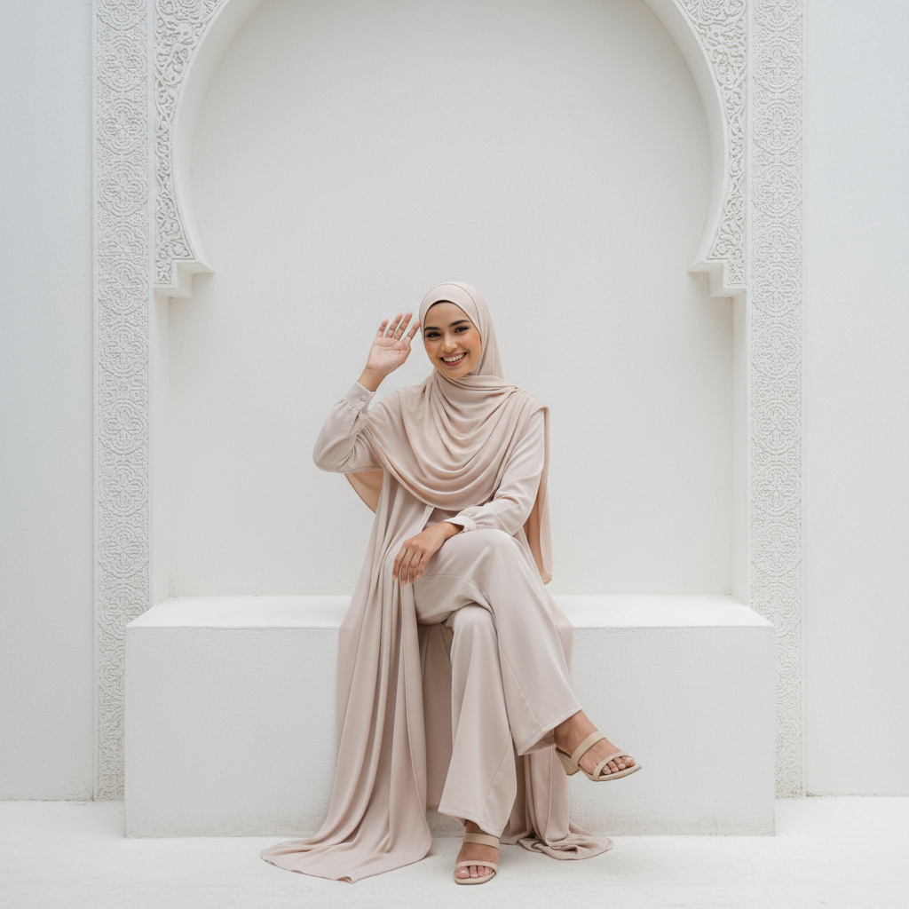 Lazia Signature Drape Hijab — Jersey Collection