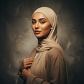 Lazia Luxe Shimmer Hijab — Classic